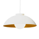 chelsea large aluminium pendant light white