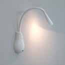 cobra white usb wall light turned on