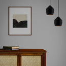 hoxton 17 aluminium pendant lights in black in hallway