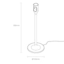 innermost yoy table lamp dimensions