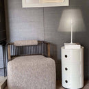 innermost yoy white table lamp on drawers beside chair