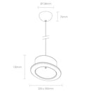 InnermostWooster Top Hat Pendant LightSuspension LightPW029152