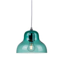 jelly glass pendant light blue