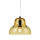 jelly glass pendant light yellow