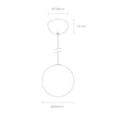 Moon Globe Pendant Light