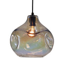Hand Blown Parison Glass Pendant Light