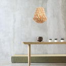 pilke small wooden pattern pendant light