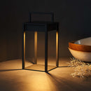 rechargeable solar lantern steel lit